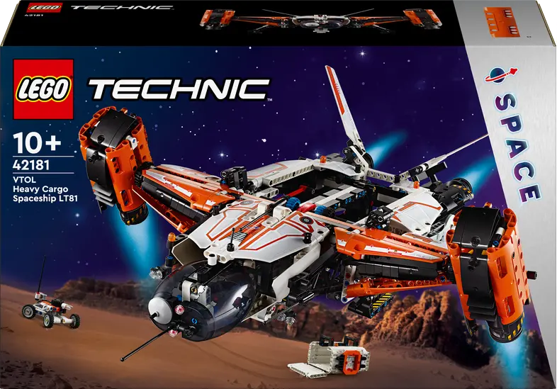 LEGO® TECHNIC 42181 VTOL Vesmírná loď na přepravu těžkého nákladu LT81