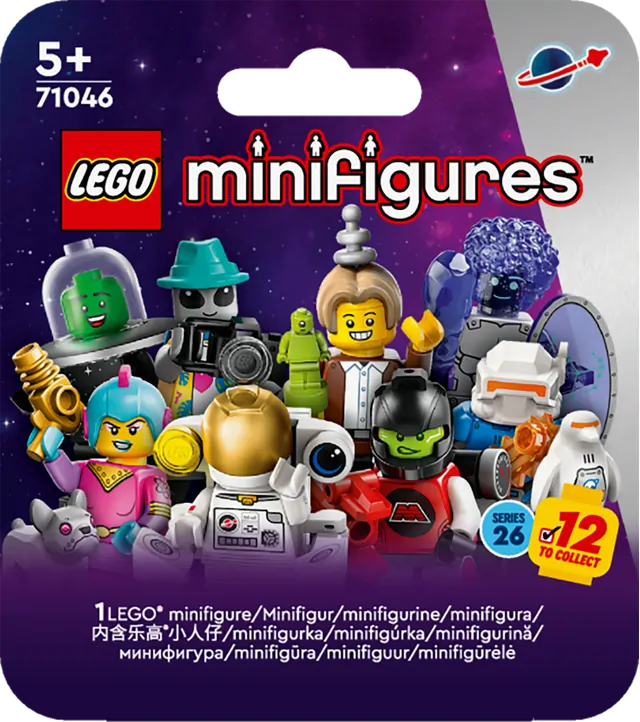 LEGO® Minifigurky 71046 26. série – vesmír 12ks