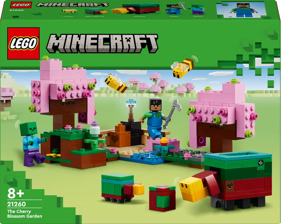 LEGO® Minecraft® 21260 Zahrada s rozkvetlými třešněmi