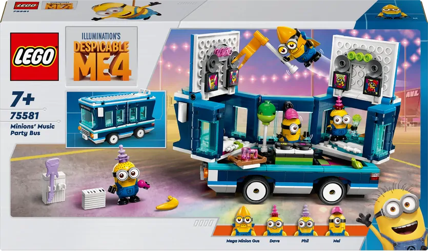 LEGO®  Já, padouch 4 75581 Mimoni a hudební párty autobus