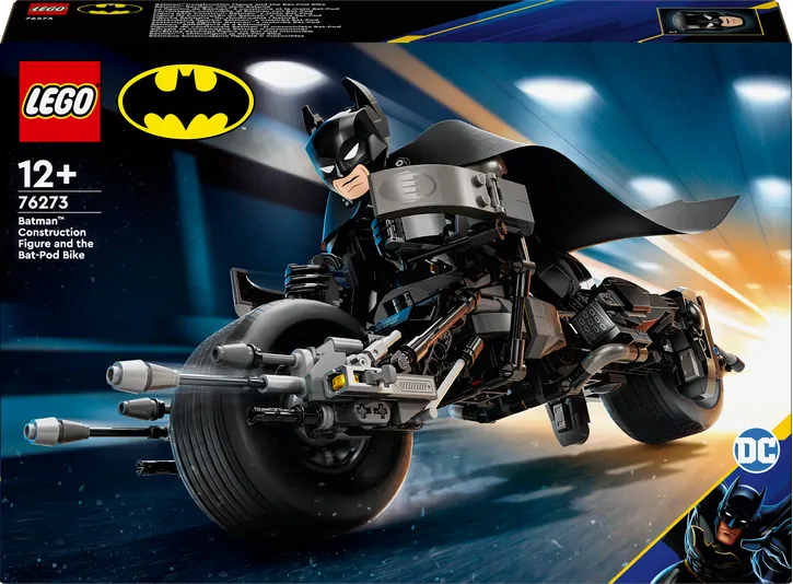 LEGO® DC Batman™ 76273 Sestavitelná figurka: Batman™ a motorka Bat-Pod