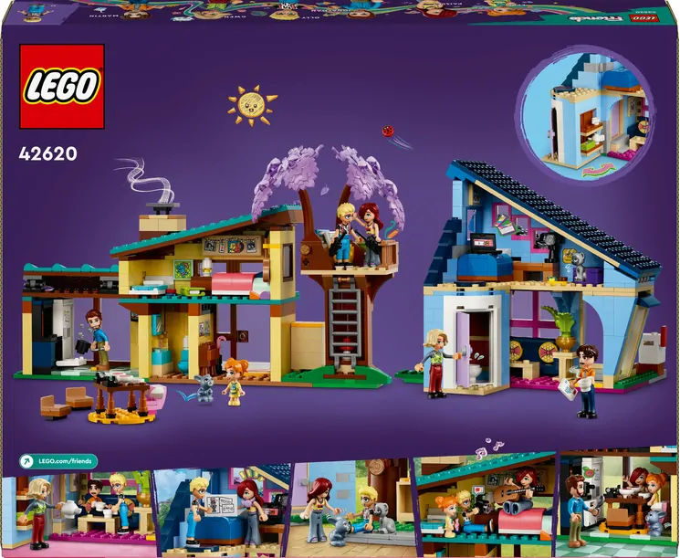 LEGO® Friends 42620 Rodinný dům Olly a Paisley