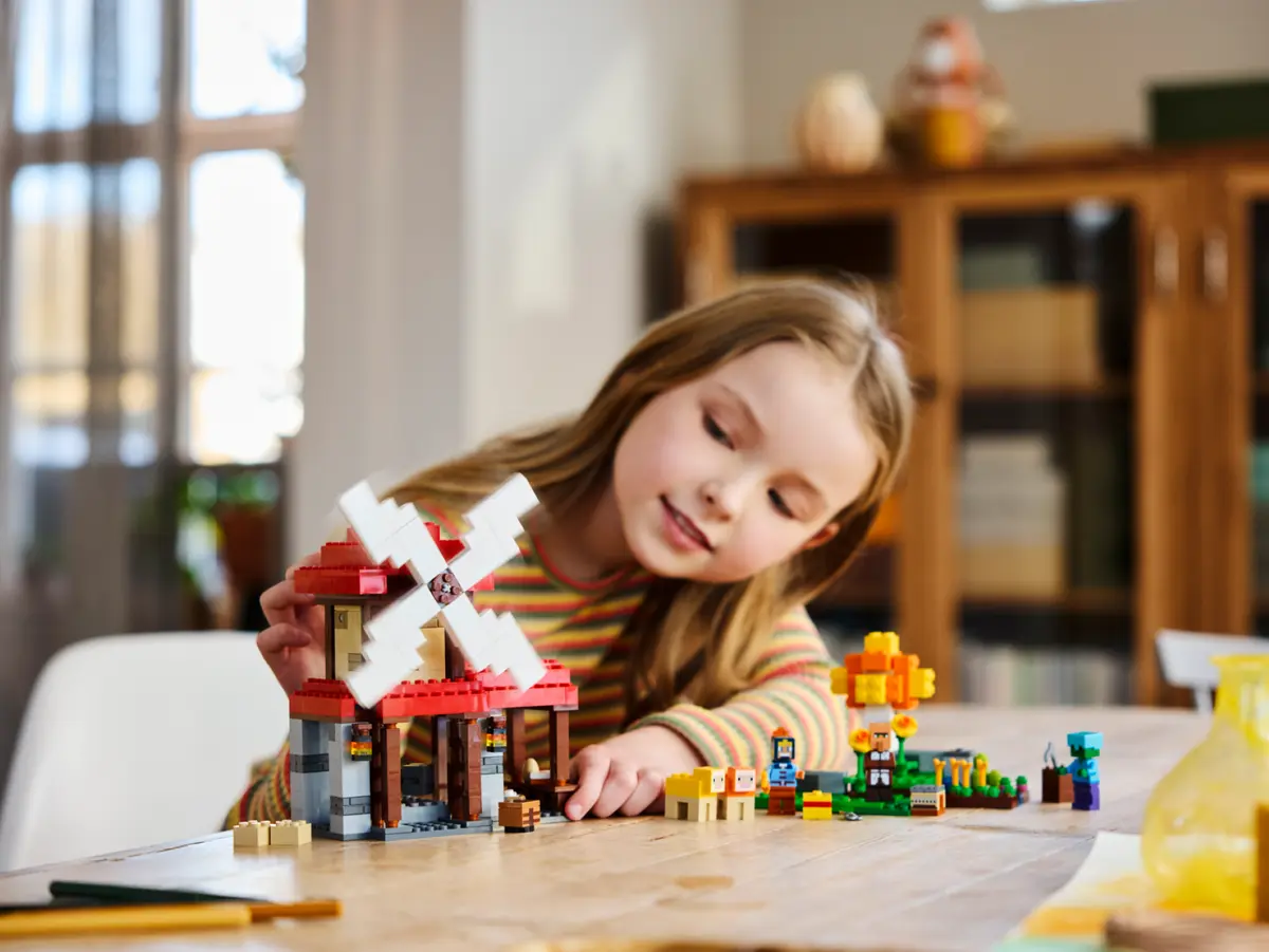 LEGO® Minecraft 21262 Farma s větrným mlýnem