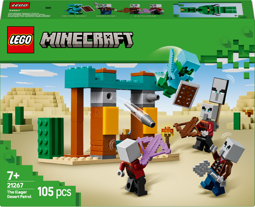 LEGO® Minecraft® 21267 Pouštní hlídka zákeřníků