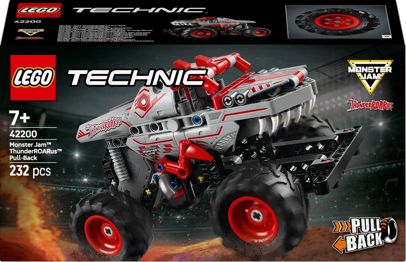LEGO® Technic 42200 Monster Jam™ ThunderROARus™ s natahovacím motorem