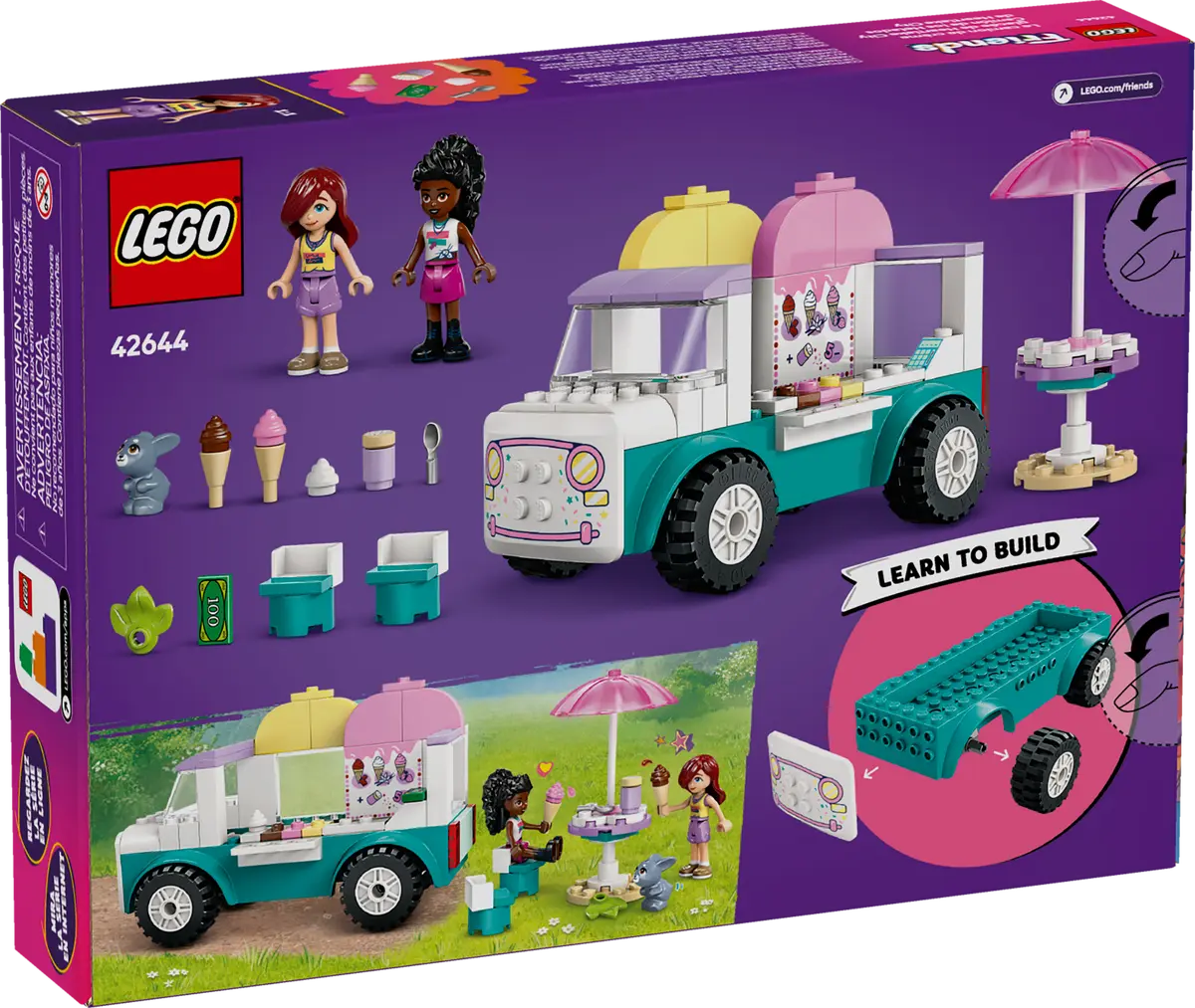 LEGO® Friends 42644 Zmrzlinářské auto v městečku Heartlake