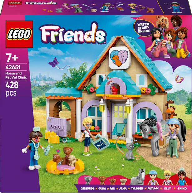 LEGO® Friends 42651 Veterinární klinika pro koně a domácí mazlíčky