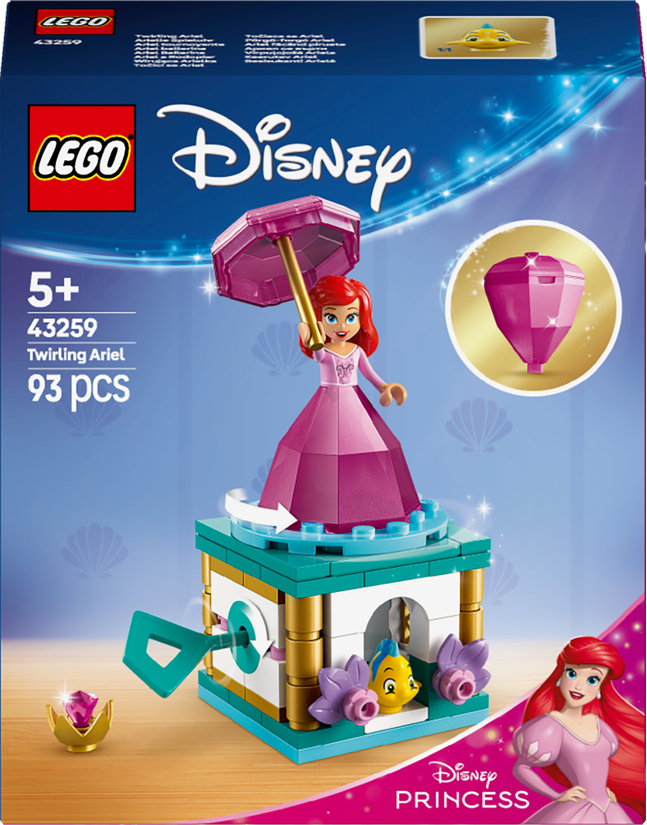 LEGO® ǀ Disney 43259 Točící se Ariel