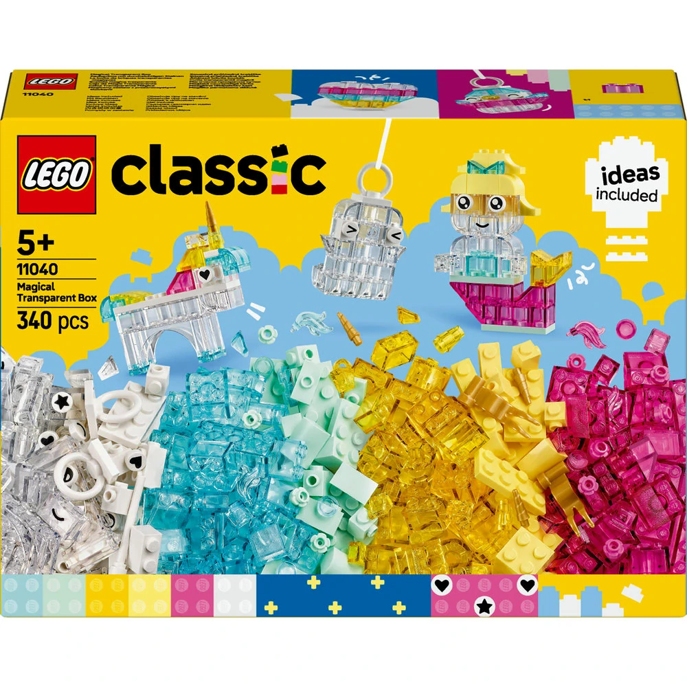 LEGO® Classic 11040 Kouzelná průhledná krabička
