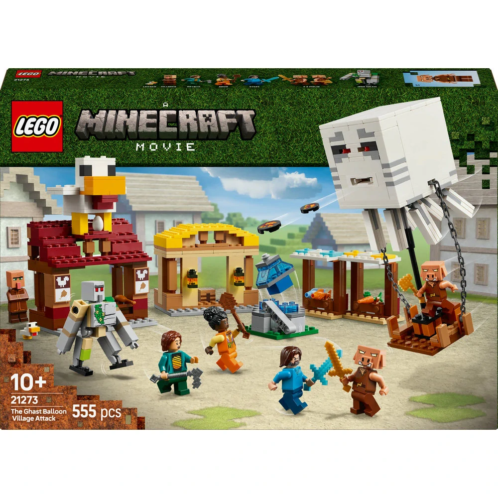 LEGO® Minecraft® 21273 Balón v podobě ďasa a útok na vesnici