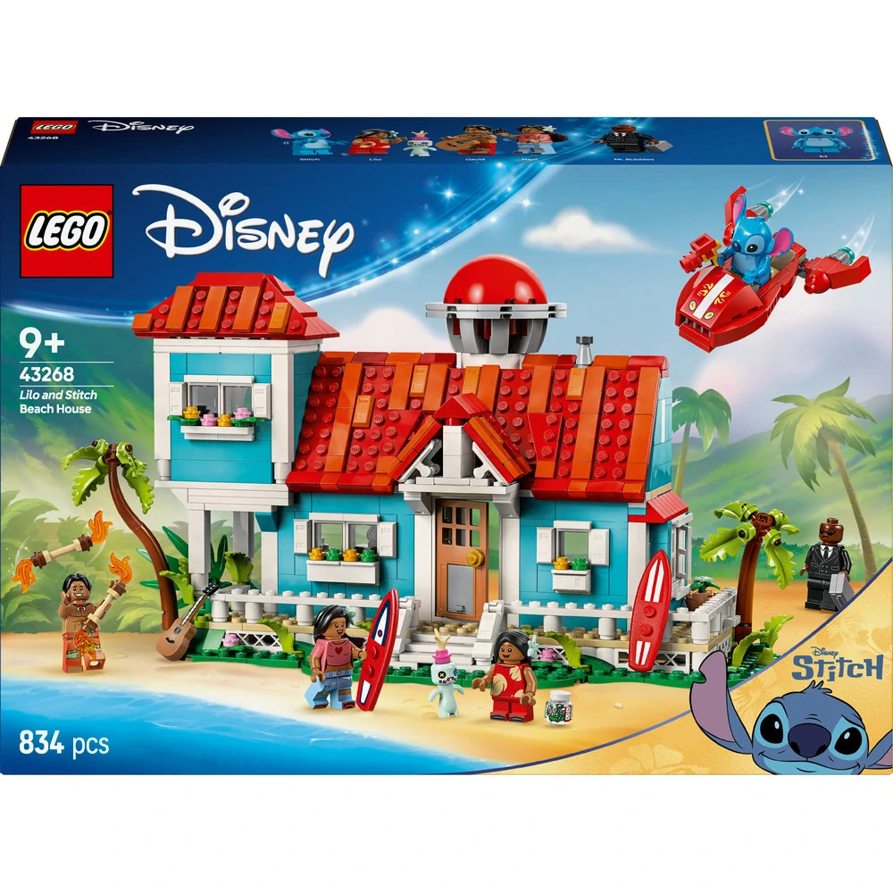 LEGO® │ Disney 43268 Lilo a Stitch a domek na pláži