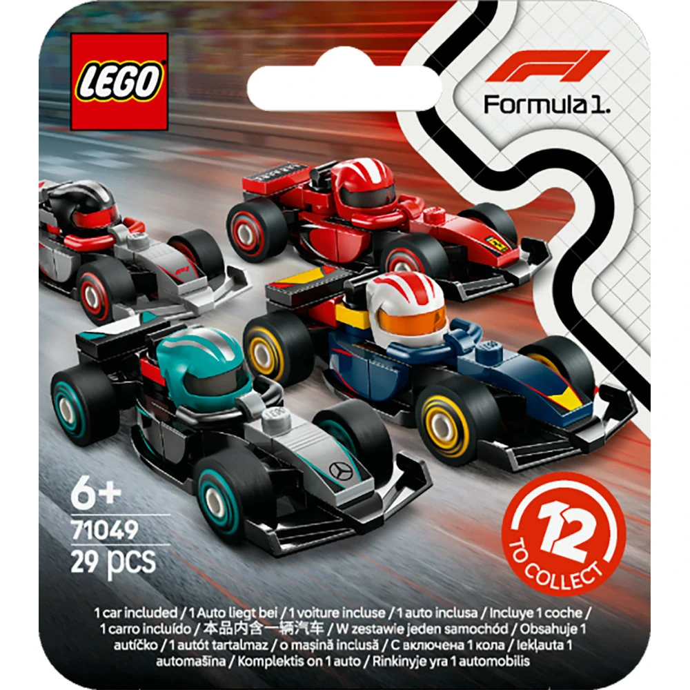 LEGO® 71049 Sběratelské závodní auto F1 - 12 ks série