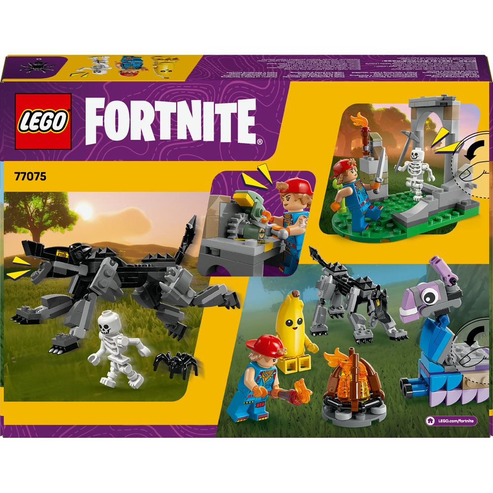 LEGO® Fortnite® 77075 Peely a Sparkplug a jejich tábořiště