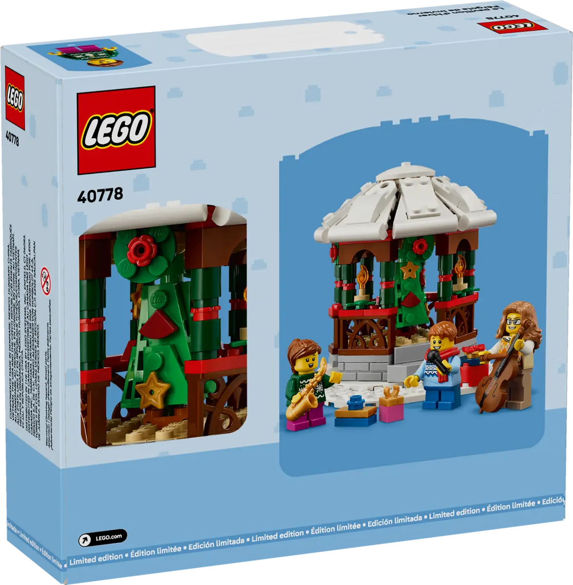 LEGO 40778 - ZIMNÍ ALTÁN Winter Gazebo