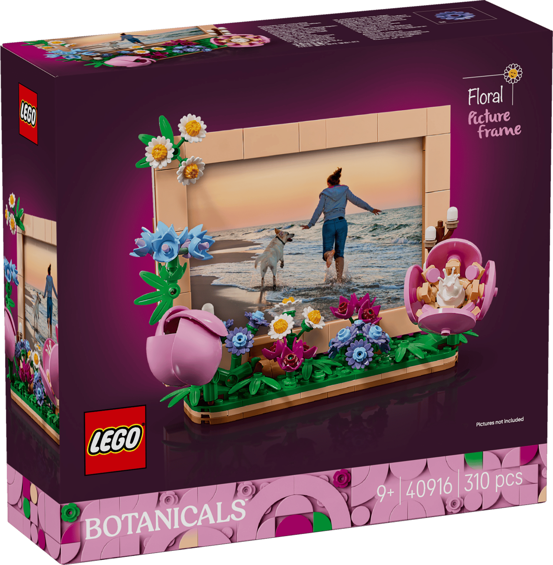 LEGO Botanicals Sada 40916 Květinový Rámeček na fotografii