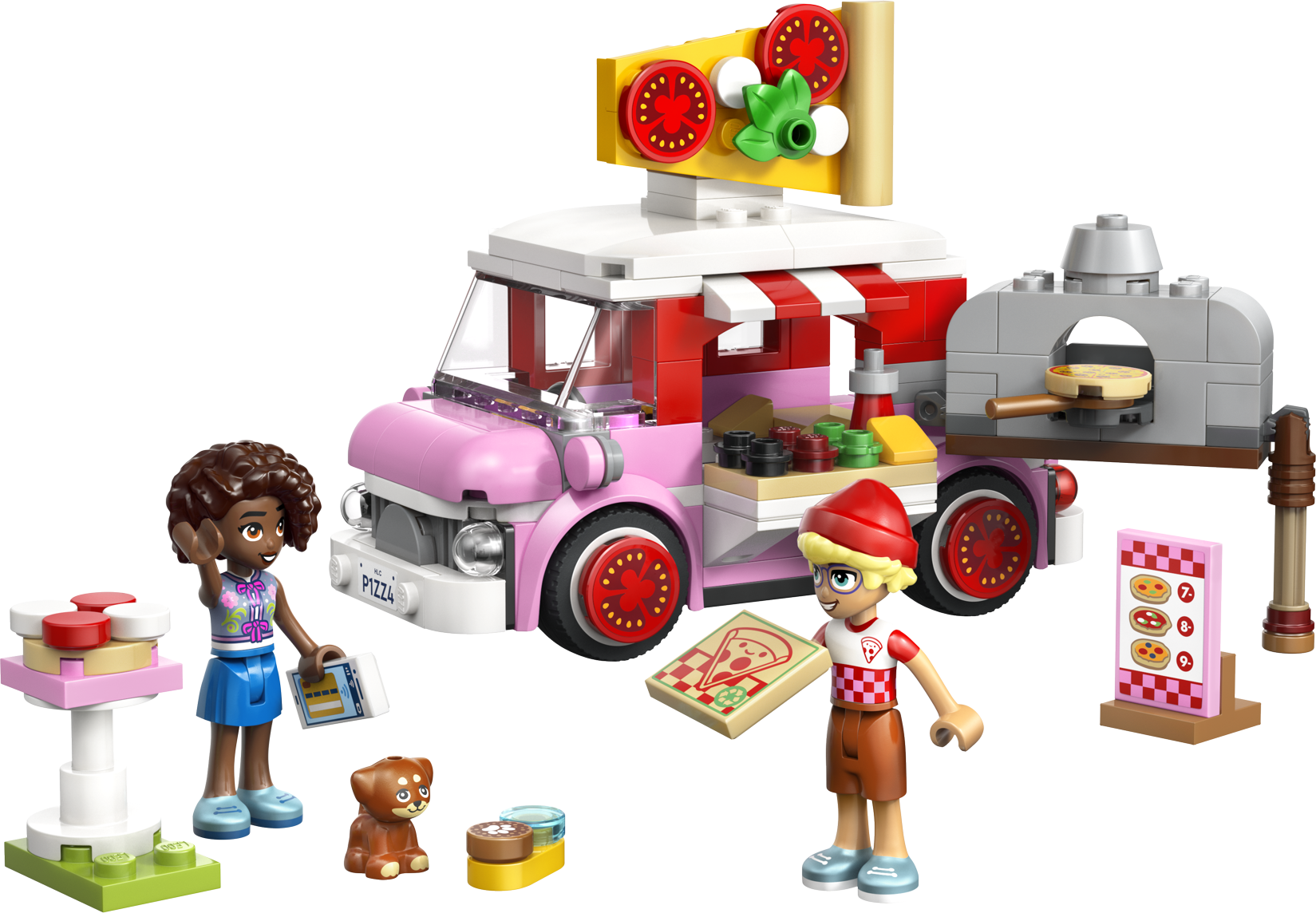 LEGO® Friends 42694 Pojízdný stánek s pizzou