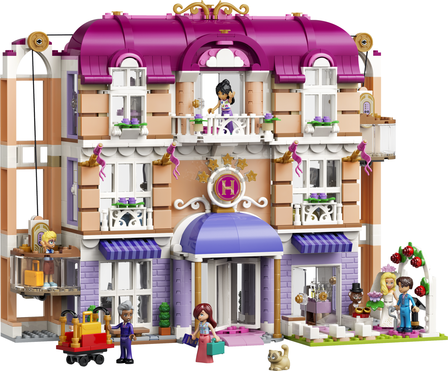 LEGO® Friends 42704 Grand Hotel v městečku Heartlake