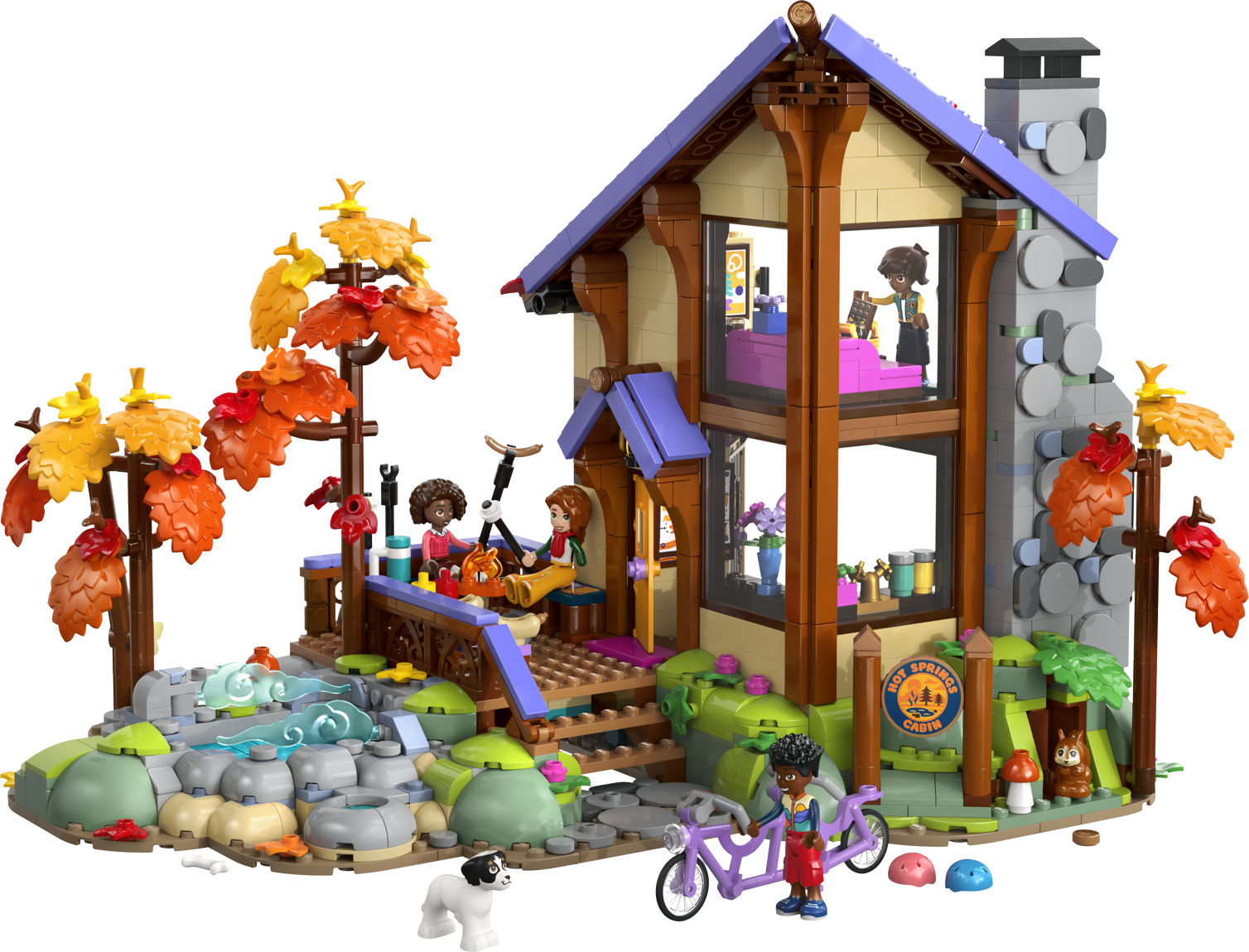 LEGO® Friends 42705 Útulná chata v podzimním lese