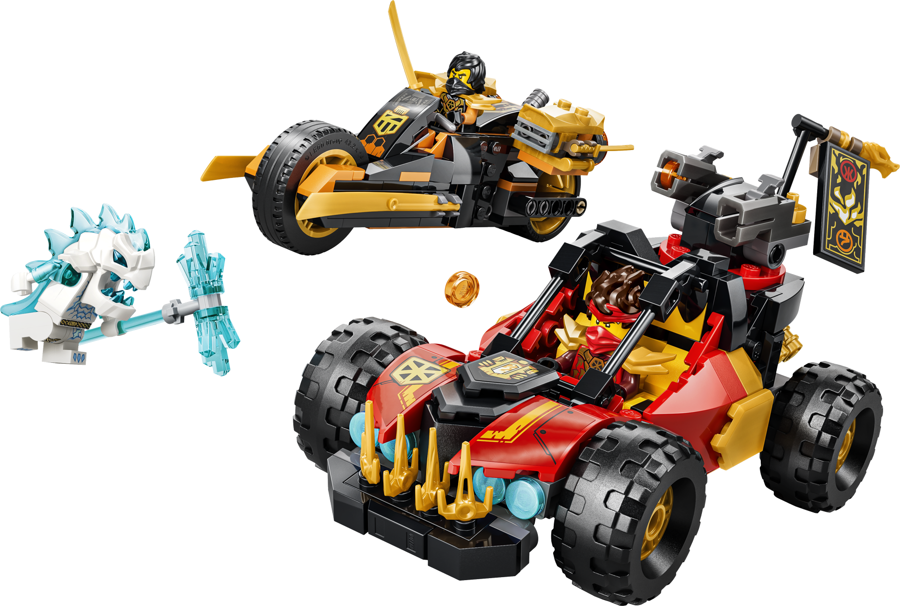 LEGO® NINJAGO 71864 Kombinovatelná vozidla Kaie a Colea