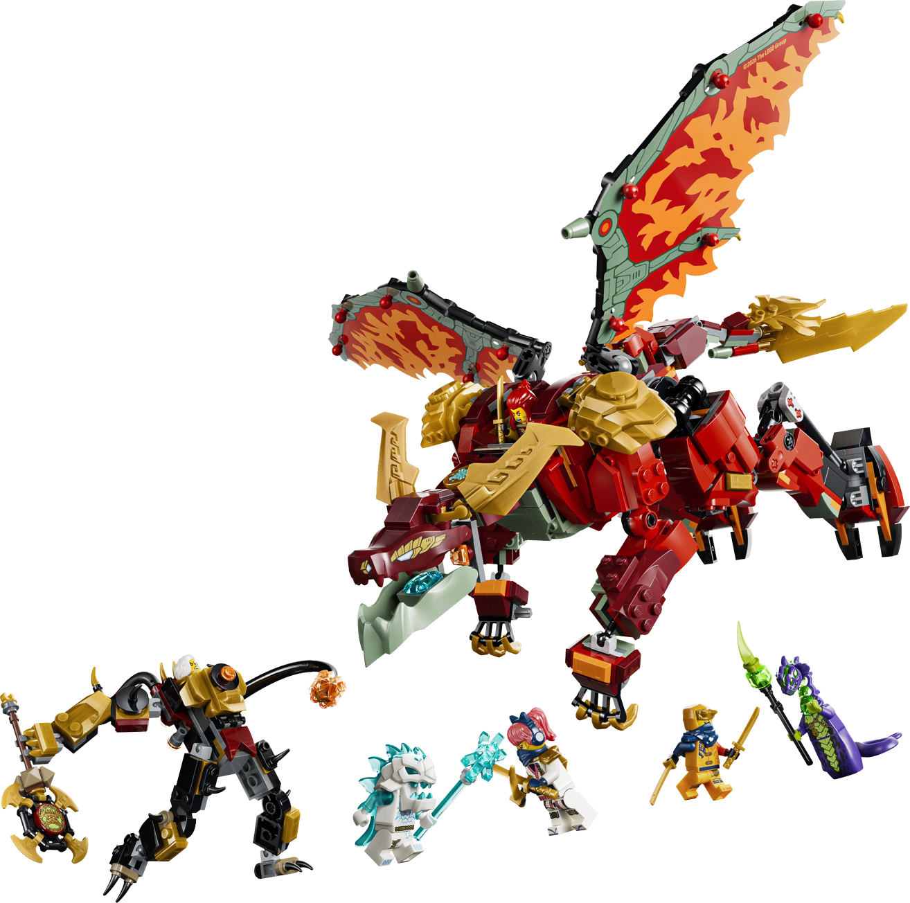LEGO® NINJAGO 71868 Wyldfyre a transformační dračí oblek