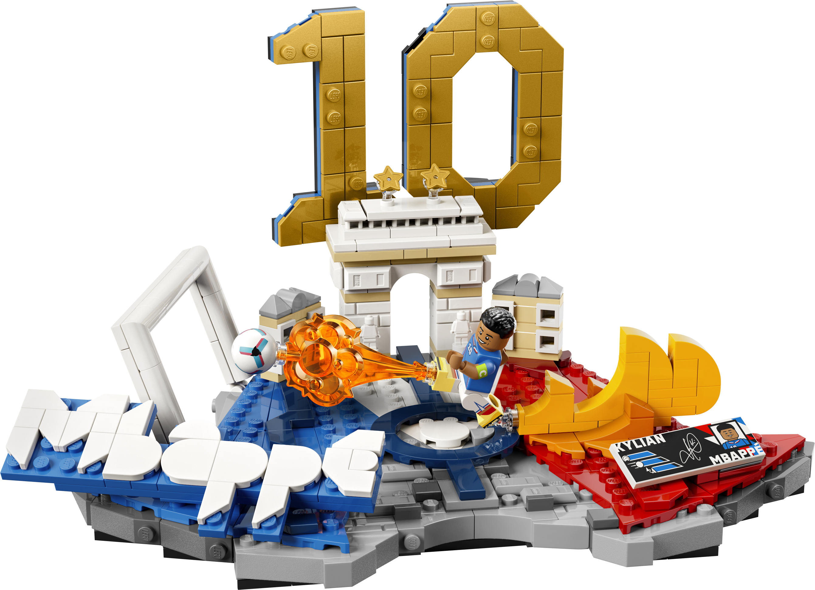 LEGO® Editions 43013 Kylian Mbappé – Hvězdné momenty fotbalu