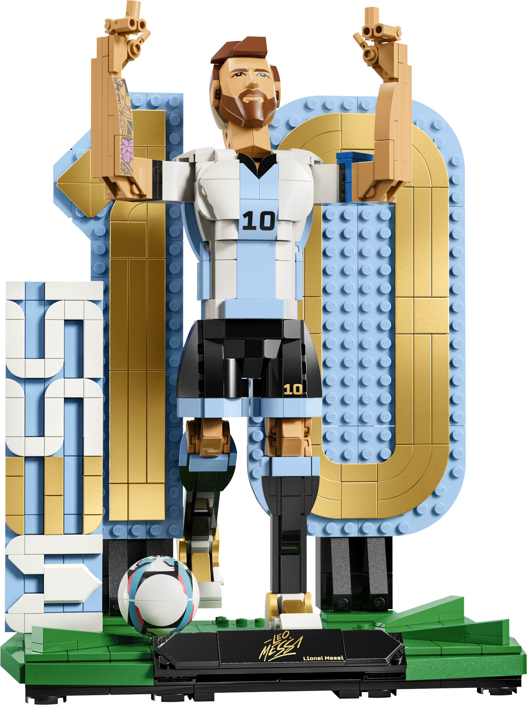 LEGO® Editions 43015 Lionel Messi – Fotbalová legenda