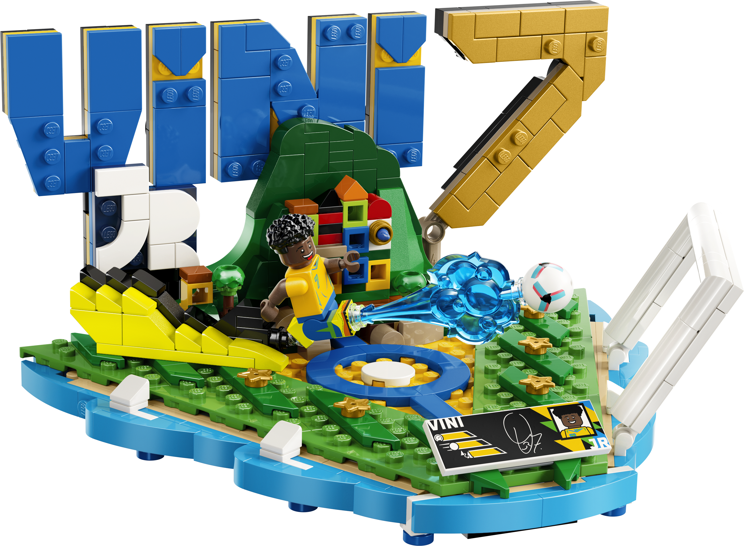 LEGO® Editions 43027 Vini Jr. – Hvězdné momenty fotbalu