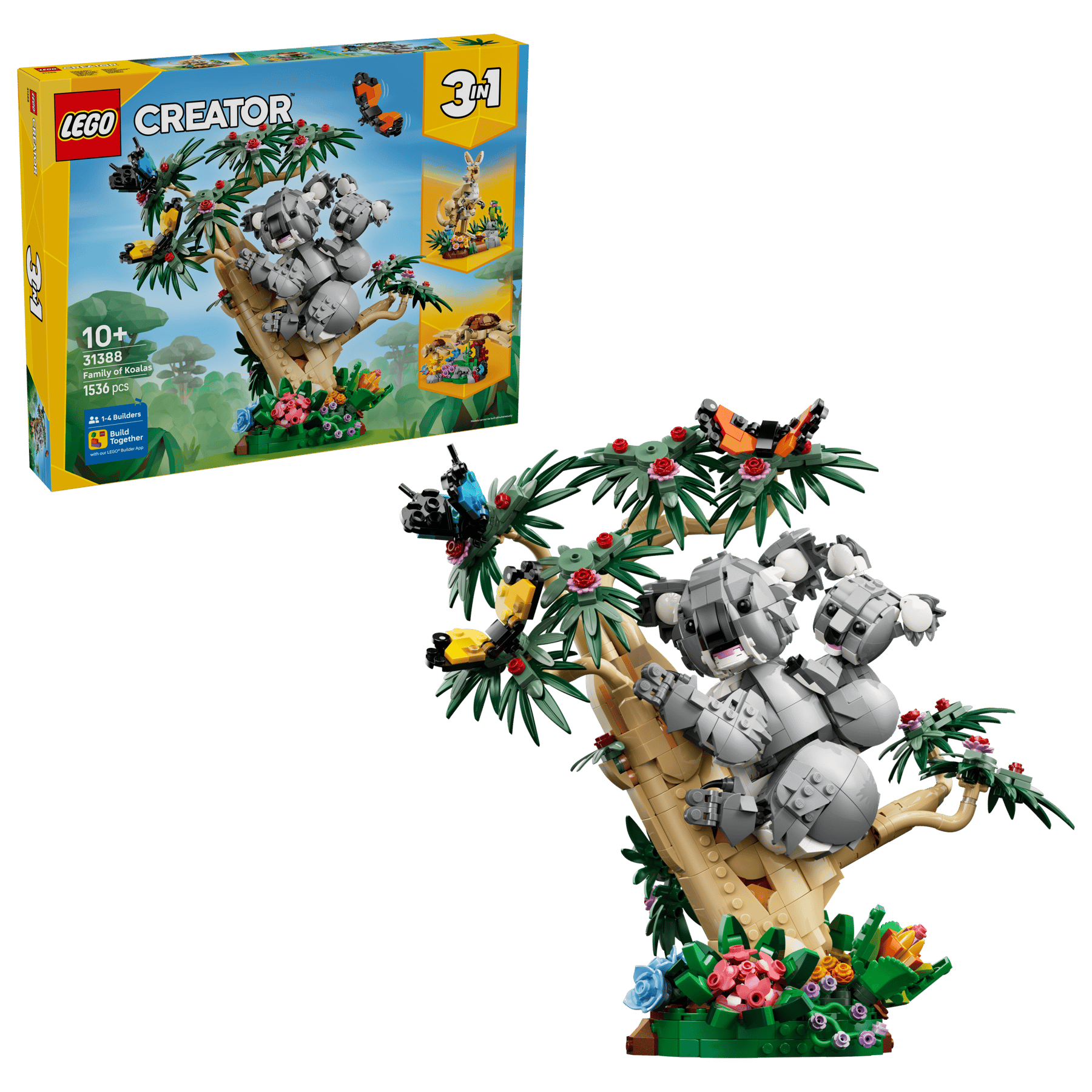 LEGO® Creator 31388 Divoká zvířata: Koalí rodinka