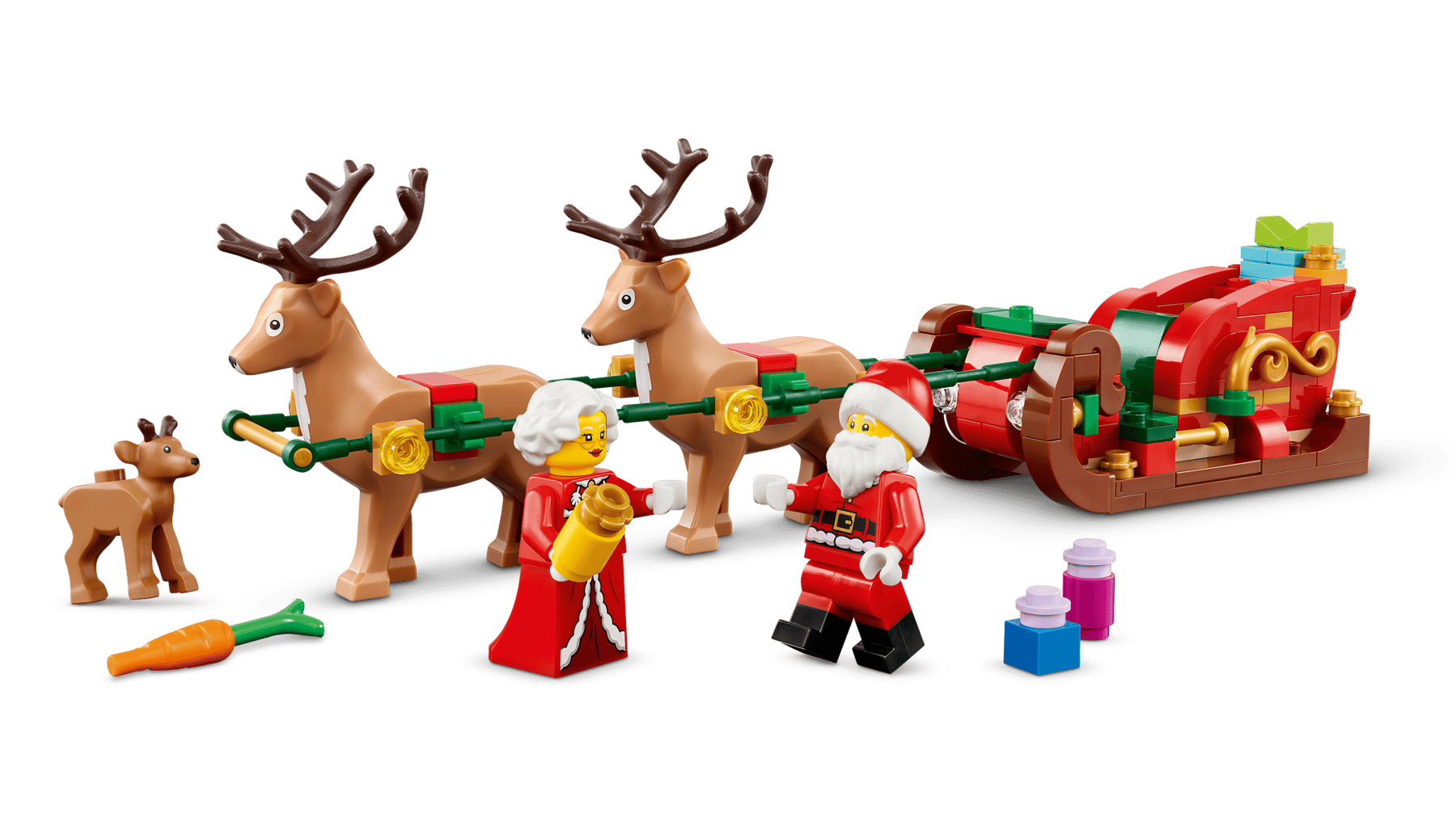 LEGO® 40866 Santa a sváteční dobrodružství na saních