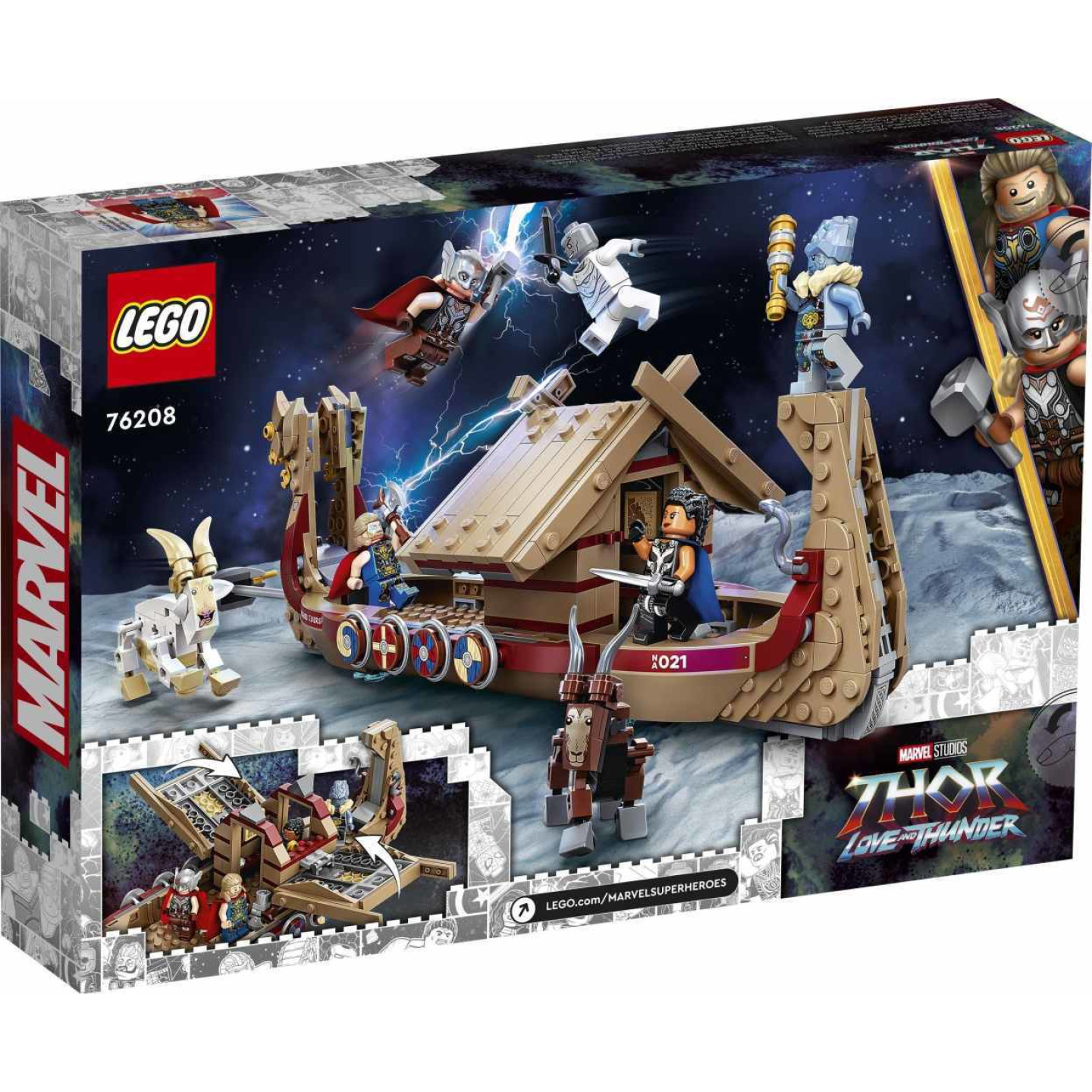LEGO® Marvel 76208 Loď s kozím spřežením