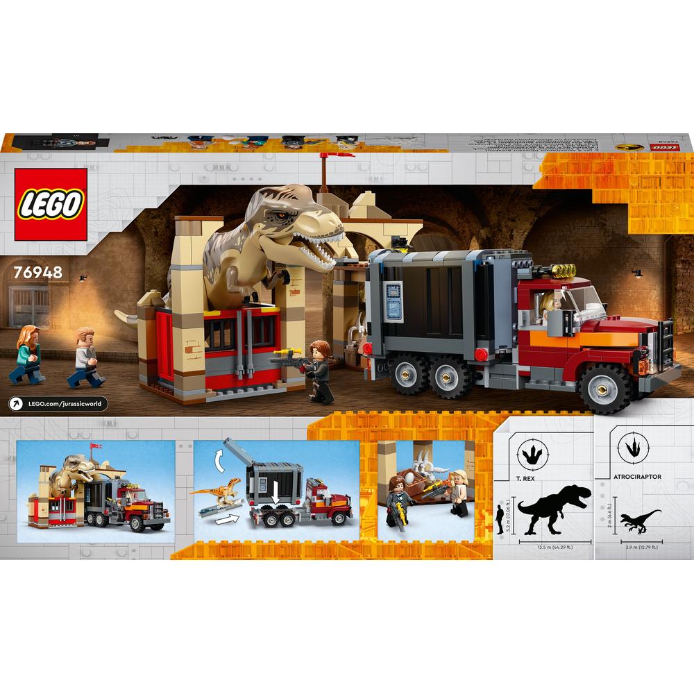 LEGO® Jurassic World 76948 Útěk T-rexe a atrociraptora