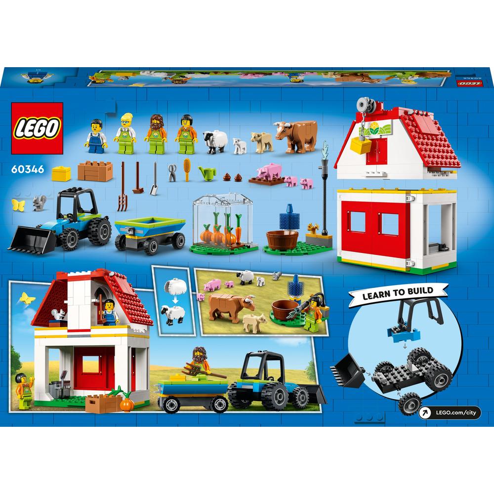 LEGO® CITY 60346 Stodola a zvířátka z farmy