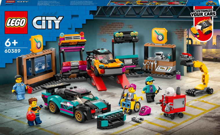 LEGO® CITY 60389 Tuningová autodílna