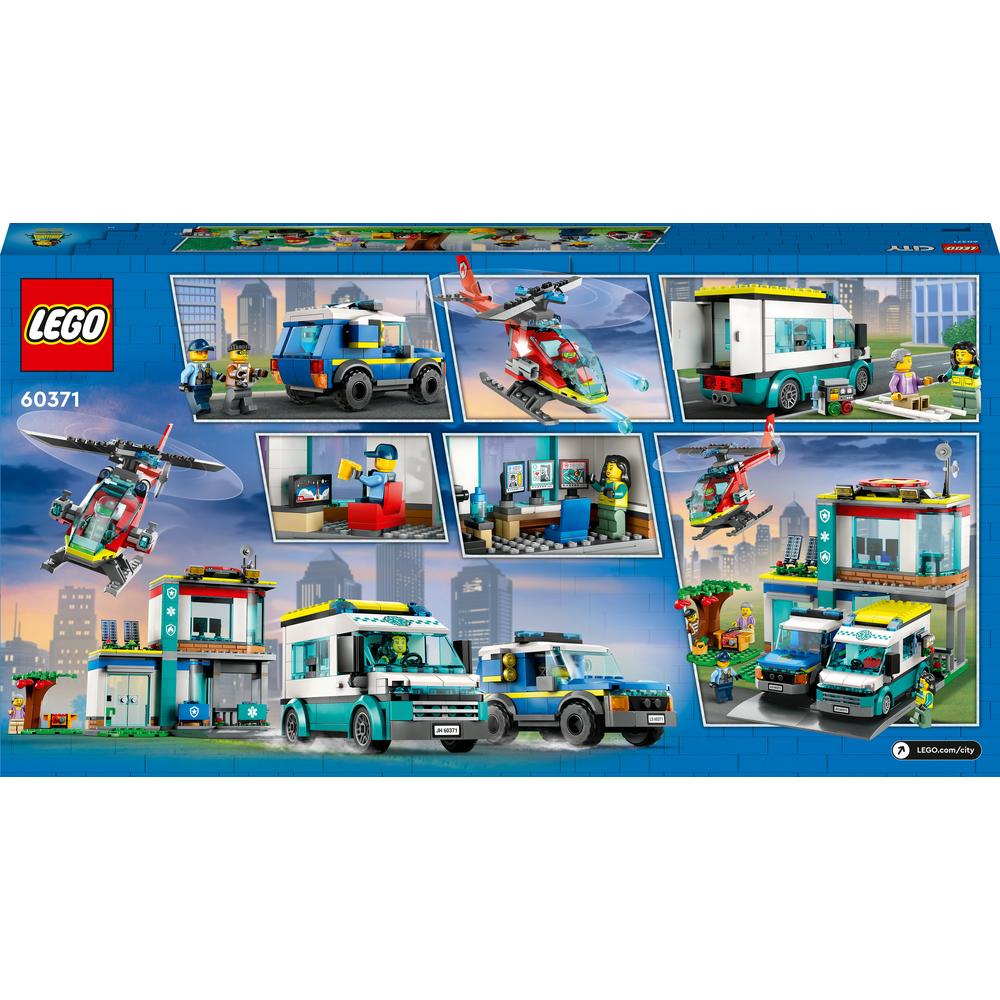 LEGO® CITY 60371 Zásahová centrála