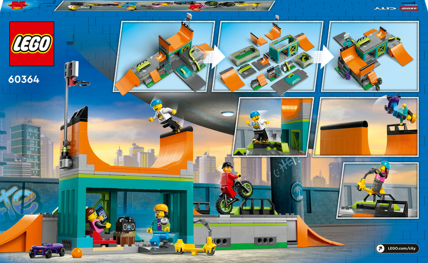 LEGO® CITY 60364 Pouliční skatepark