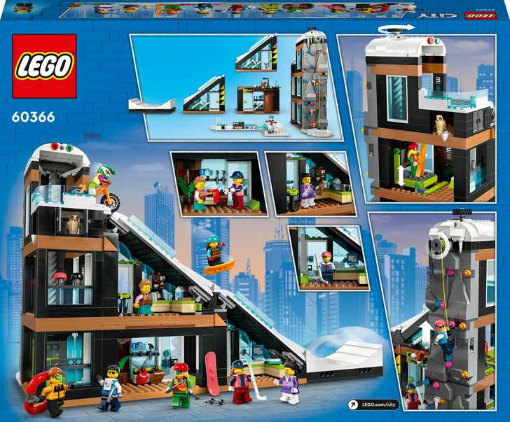 LEGO® CITY 60366 Lyžařský a lezecký areál