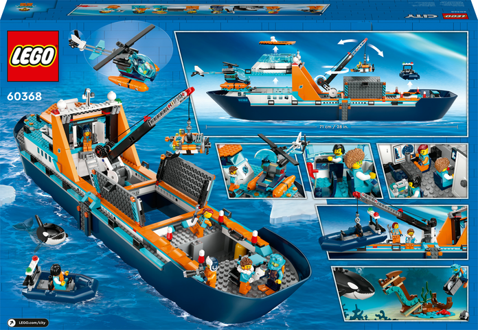 LEGO® CITY 60368 Arktická průzkumná loď