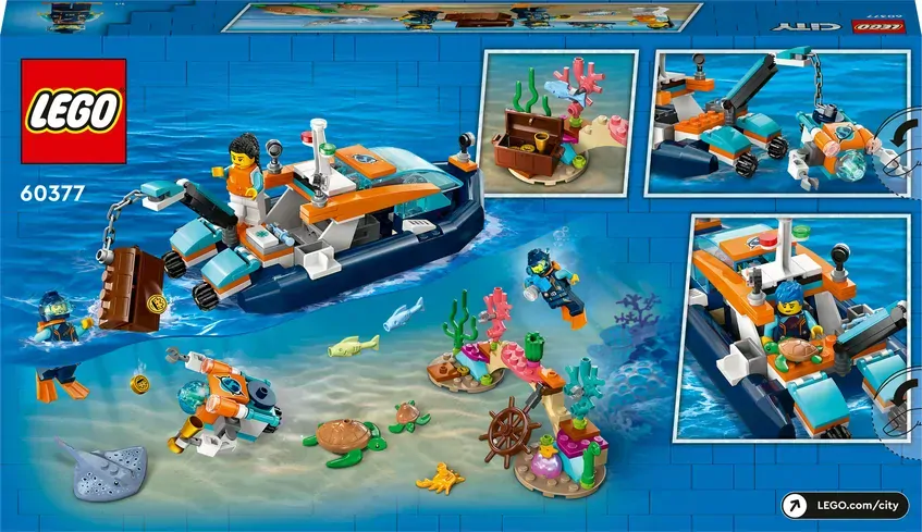 LEGO® CITY 60377 Průzkumná ponorka potápěčů