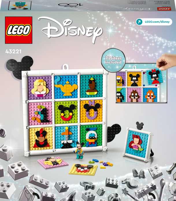 LEGO® Disney 43221 100 let oblíbených animovaných postav Disney