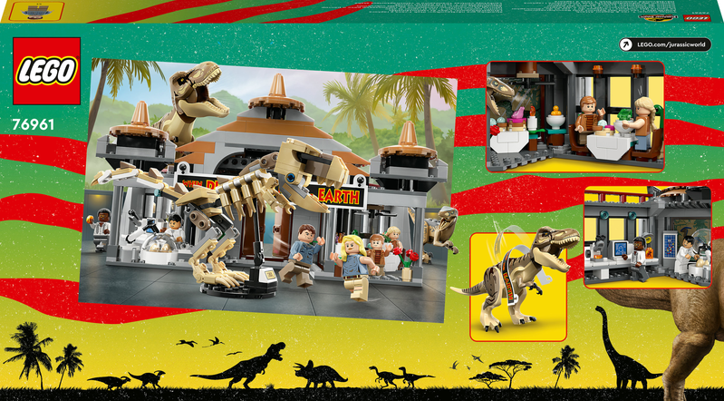 LEGO® Jurassic World™ 76961 Návštěvnické centrum Útok T-Rexe a Raptora