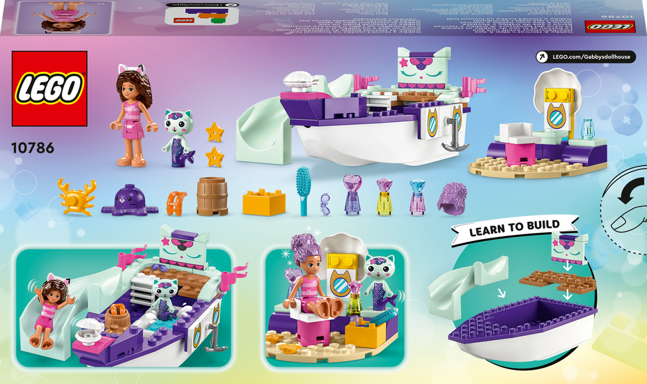 LEGO® Gabby's Dollhouse™ 10786 Gábi a Rybočka na luxusní lodi