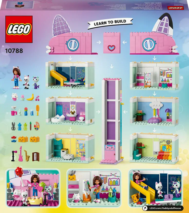 LEGO® Gabby's Dollhouse™ 10788 Gábinin kouzelný domek