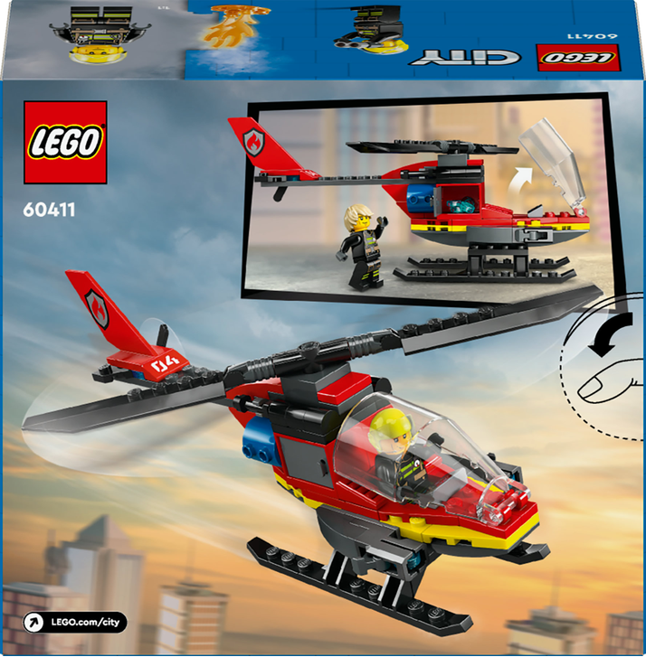 LEGO® CITY 60411 Hasičský záchranný vrtulník