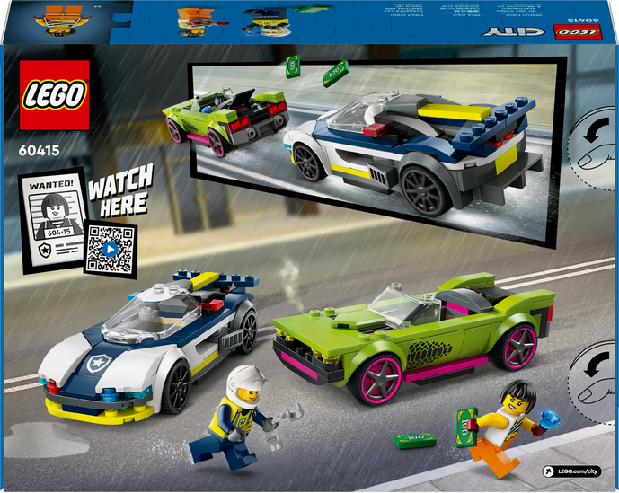 LEGO® CITY 60415 Honička policejního auta a sporťáku