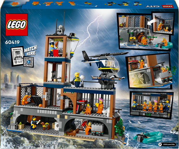 LEGO® CITY 60419 Policie a vězení na ostrově