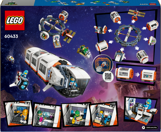 LEGO® CITY 60433 Modulární vesmírná stanice