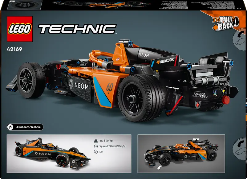 LEGO® TECHNIC 42169 NEOM McLaren Formula E Race Car
