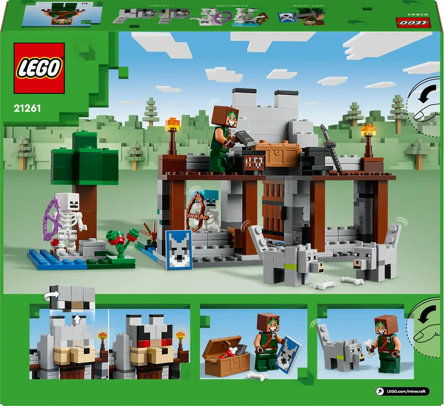LEGO® Minecraft® 21261 Vlčí pevnost