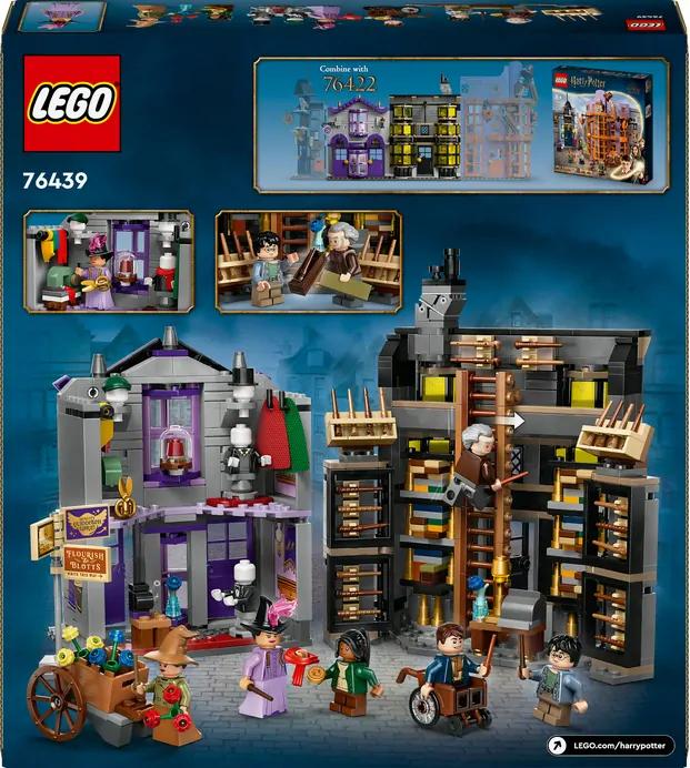 LEGO® Harry Potter™ 76439 Ollivanderův obchod a Obchod madame Malkinové