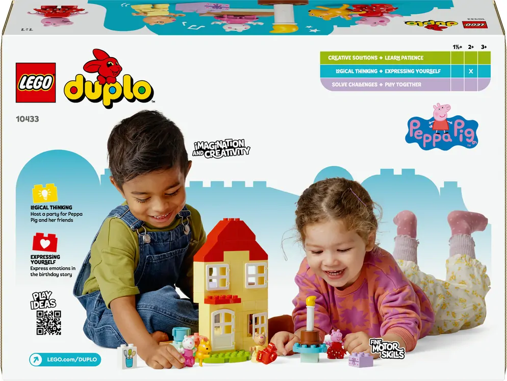 LEGO® DUPLO® 10433 Prasátko Peppa a narozeninový dům